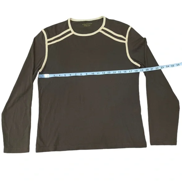 Brown Club Monaco Long Sleeve Shirt (S) - Picture 4 of 5